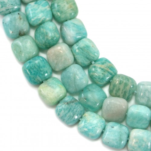 Amazonite carré 8.5mm x 40cm