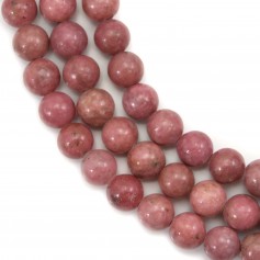 Rhodonite round 4mm x 40cm