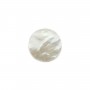 Cabochon Nacre Blanche rond plat 20mm x 1pc