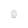 Cabochon Madreperla ovale piatto 6x8mm x 2pz
