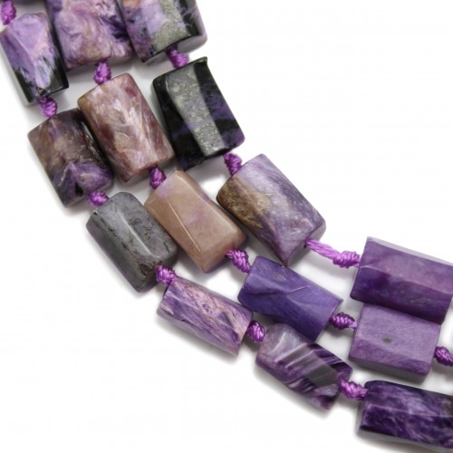 Charoite forme baroque  x 40cm