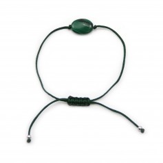 Bracelet cordon Malachite