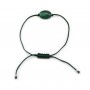 Bracelet cordon Malachite