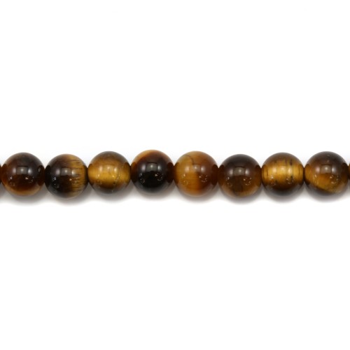 Tiger Eye Round 6mm x 20 pcs