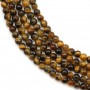 Yellow Tiger Eye Round 4mm x 40cm