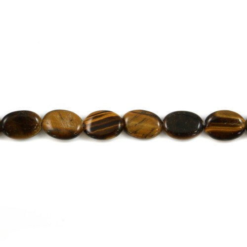 Tiger Eye Oval 8x12mm x 5 pcs 