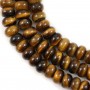 Oeil de tigre rondelle 4x6mm x 40cm