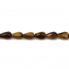 Chrysoprase Briolette Facette 4-4.5.5-6mm x 4pcs