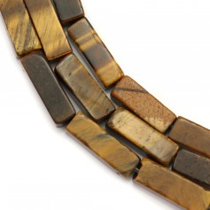 Oeil de tigre rectangle 4x13mm x 40cm