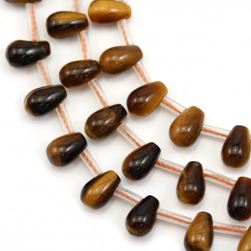 Tiger eye drop 6x9mm x 40cm