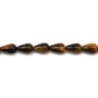 Oeil de tigre goutte 5x8mm x 40cm