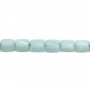 Jade teinté Bleu clair Goutte Plate 13.5x18.5mm x 1PC