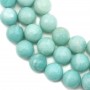 Amazonite Ronde Facette 16mm x 40cm