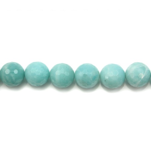 Amazonite Faceted Round 4mm x 20perles