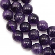 Amethyst Round 12mm x 40cm