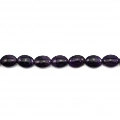 Améthyste Ovale 10x14mm X2PCS
