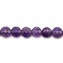 Amethyst faceted flat round 8mm x 40cm