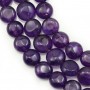 Amethyst Flat Round 10mm A x 40cm