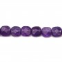 Améthyste carré facette 6mm x 40cm