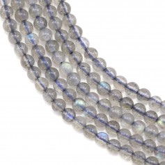 Round labradorite 3mm x 40cm
