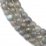 Multicolored tourmaline, in round and flat faceted shape, 4mm x 40cm