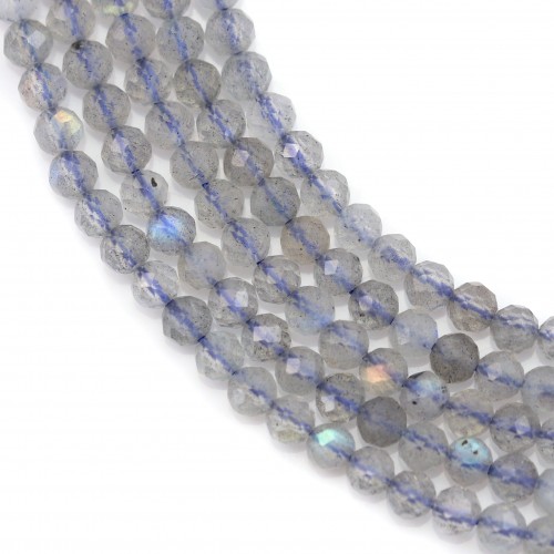 Labradorite Faceted Round 3mm x 20pcs