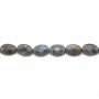 Labradorite Ovale Facette 10x14mm x 2pcs