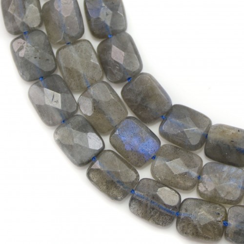 Sfaccettatura rettangolare di labradorite 8x10mm x 40cm