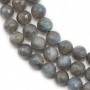 Labradorite faceted round 10mm x 40cm