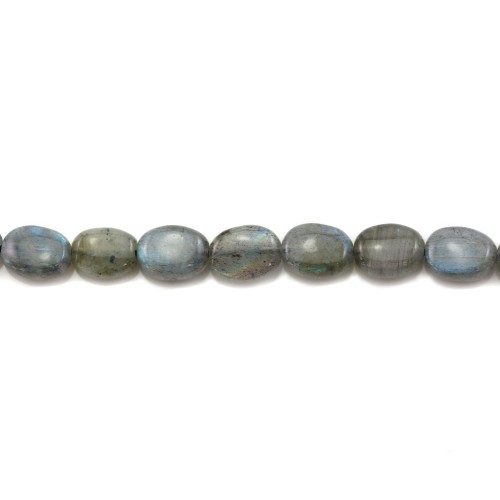 Labradorite Oval 8x10mm x 4pcs