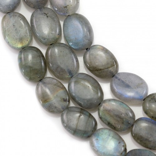 Labradorite ovale 13x18 mm x 40 cm