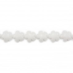 Jade blanc en fleur 20mm x 2 st