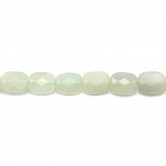 Jade jadeite rectangle facette 8x10mm x 5pcs