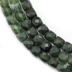 Multicolored tourmaline, in round and flat faceted shape, 4mm x 40cm