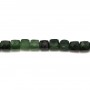 Multicolored tourmaline, in round and flat faceted shape, 4mm x 40cm