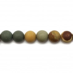 Jaspe mookaite ronde 6mm x 40cm