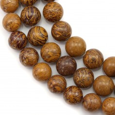 Jaspe peau d'éléphant ronde 10mm x 40cm