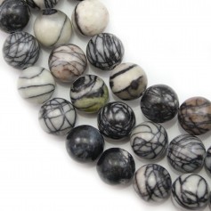 Picasso jasper mat round 10mm x 40cm 