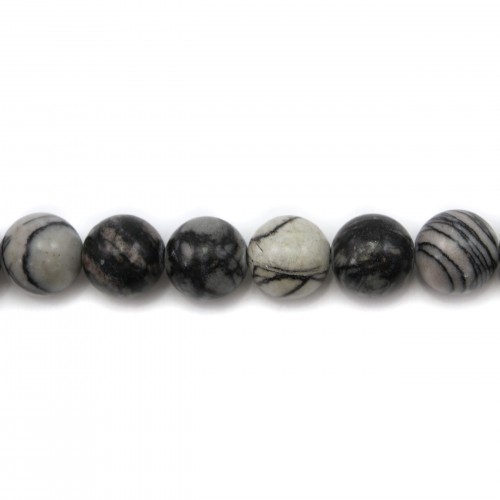 Picasso jasper round 12mm x 40cm 
