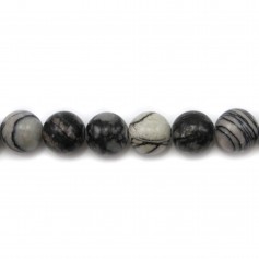 Jaspe picasso ronde 12mm x 40cm