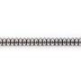 Hematite silver rondelle 2x4mm x 40cm 