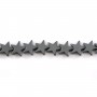 Hematite star 6mm x 40 cm