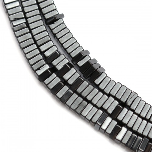 Hematite lamellar square 1x3mm x 40cm
