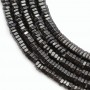 Hematite matte nut 3x1mm x 40cm