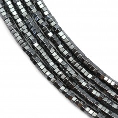Hématite écrou 2x1mm x 40cm
