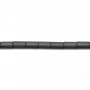 Hématite mate tube 3x5mm x 40cm