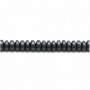 Hématite  mate rondelle 2x4mm x 40cm