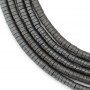Hematite matte rondelle 2x1mm x 40cm