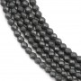 Hematite matte faceted round 2mm x 40 cm