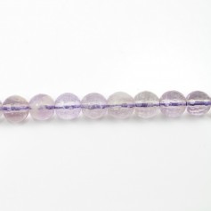 Amétrine ronde facette 6mm x 10 st